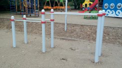 Площадка для воркаута в городе Москва №9837 Средняя Современная фото