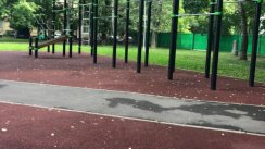 Площадка для воркаута в городе Москва №9871 Средняя Современная фото