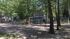 Площадка для воркаута в городе Нижний Новгород №9958 Маленькая Современная фото