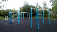 Площадка для воркаута в городе Хабаровск №9988 Средняя Современная фото