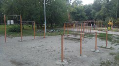 Площадка для воркаута в городе Новосибирск №1223 Большая Современная фото