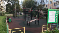 Площадка для воркаута в городе Ногинск №10077 Большая Современная фото