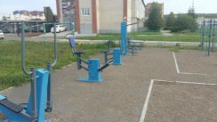 Площадка для воркаута в городе Зеленогорск (Красноярский край) №10090 Средняя Современная фото