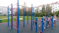 Площадка для воркаута в городе Апрелевка №10106 Средняя Хомуты фото