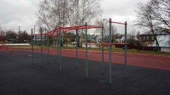 Площадка для воркаута в городе Гороховец №10366 Маленькая Современная фото