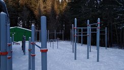 Площадка для воркаута в городе Ханты-Мансийск №10379 Средняя Хомуты фото