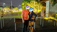 Площадка для воркаута в городе Манила №10396 Большая Современная фото