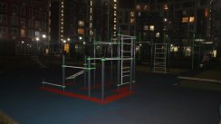 Площадка для воркаута в городе Королев №10424 Большая Легендарная фото