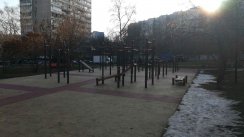 Площадка для воркаута в городе Москва №10491 Средняя Современная фото