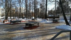 Площадка для воркаута в городе Москва №10540 Большая Современная фото