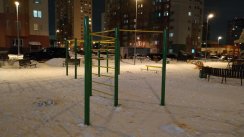 Площадка для воркаута в городе Нижний Новгород №10544 Маленькая Современная фото