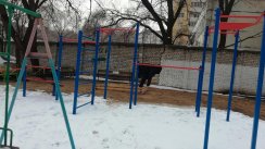 Площадка для воркаута в городе Воронеж №10553 Маленькая Современная фото