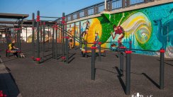 Площадка для воркаута в городе Казань №5138 Средняя Современная фото