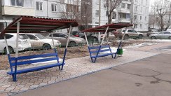 Площадка для воркаута в городе Красноярск №10607 Маленькая Современная фото