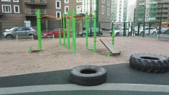 Площадка для воркаута в городе Мурино №10668 Маленькая Хомуты фото