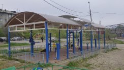 Площадка для воркаута в городе Иркутск №10719 Маленькая Современная фото