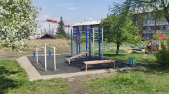 Площадка для воркаута в городе Иркутск №10728 Маленькая Современная фото