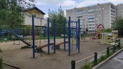 Площадка для воркаута в городе Иркутск №10774 Маленькая Современная фото