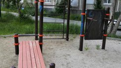 Площадка для воркаута в городе Екатеринбург №10792 Маленькая Современная фото