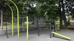 Площадка для воркаута в городе Москва №10898 Средняя Современная фото