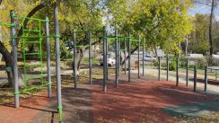 Площадка для воркаута в городе Иркутск №11038 Средняя Современная фото