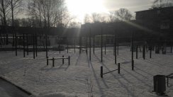 Площадка для воркаута в городе Нижний Новгород №11216 Большая Современная фото