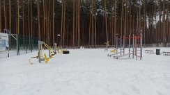 Площадка для воркаута в городе Березовский №11221 Средняя Современная фото