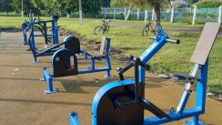 Площадка для воркаута в городе Курск №11412 Большая Современная фото