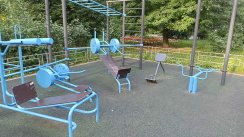 Площадка для воркаута в городе Москва №11434 Маленькая Современная фото