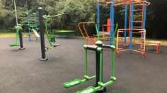 Площадка для воркаута в городе Москва №11494 Средняя Современная фото