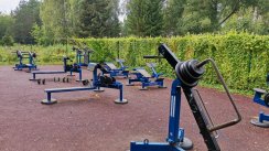 Площадка для воркаута в городе Дмитров №11514 Средняя Современная фото