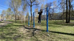 Площадка для воркаута в городе Гусь-Хрустальный №11775 Средняя Современная фото