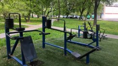 Площадка для воркаута в городе Москва №11788 Средняя Современная фото