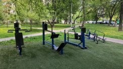 Площадка для воркаута в городе Москва №11788 Средняя Современная фото