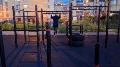 Площадка для воркаута в городе Сергиев Посад №11876 Средняя Хомуты фото