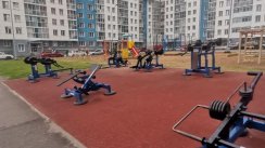 Площадка для воркаута в городе Пермь №11891 Маленькая Современная фото