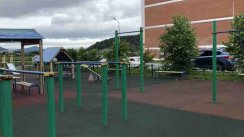 Площадка для воркаута в городе Находка №11984 Средняя Современная фото