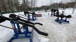 Площадка для воркаута в городе Москва №12264 Большая Современная фото