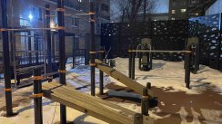 Площадка для воркаута в городе Москва №12267 Средняя Современная фото