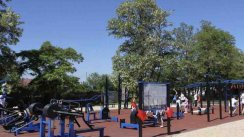 Площадка для воркаута в городе Липецк №12278 Большая Современная фото