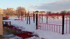 Площадка для воркаута в городе Астрахань №12293 Средняя Современная фото