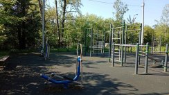 Площадка для воркаута в городе Королев №12407 Большая Современная фото