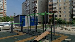 Площадка для воркаута в городе Тюмень №12463 Средняя Хомуты фото