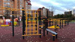 Площадка для воркаута в городе Астрахань №12721 Средняя Хомуты фото