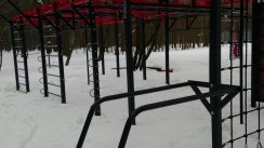 Площадка для воркаута в городе Москва №12738 Средняя Современная фото