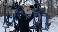 Площадка для воркаута в городе Москва №12256 Средняя Современная фото