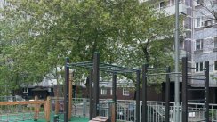 Площадка для воркаута в городе Москва №13134 Маленькая Современная фото