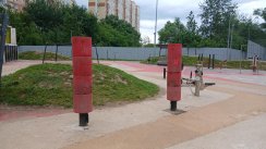 Площадка для воркаута в городе Москва №13151 Средняя Современная фото