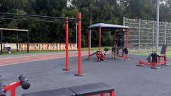 Площадка для воркаута в городе Москва №13189 Большая Современная фото