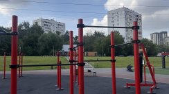 Площадка для воркаута в городе Москва №13189 Большая Современная фото